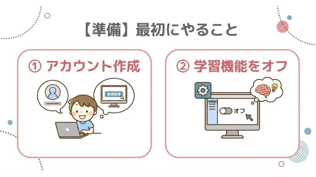 【準備】最初にやること